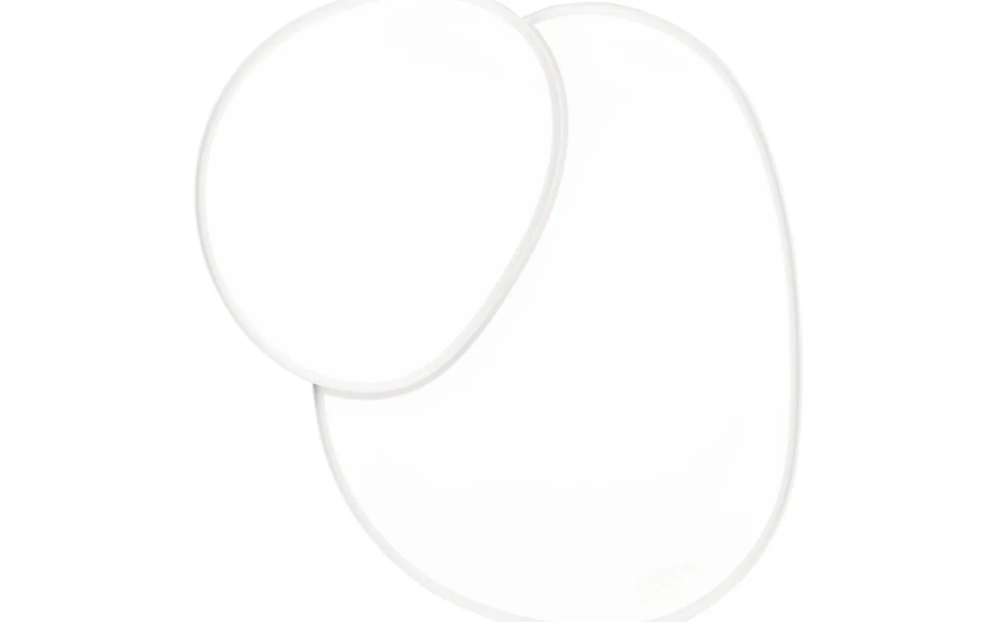Rise Plafond LED 77cm mattvit