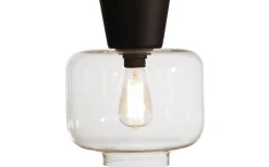 Ritz Plafond 25cm E27 Klar/Svart