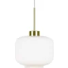 Ritz Taklampa 25cm E27 Opal/Mässing