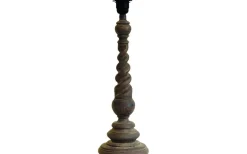 Riva Lampfot 46cm Åldrat Trä