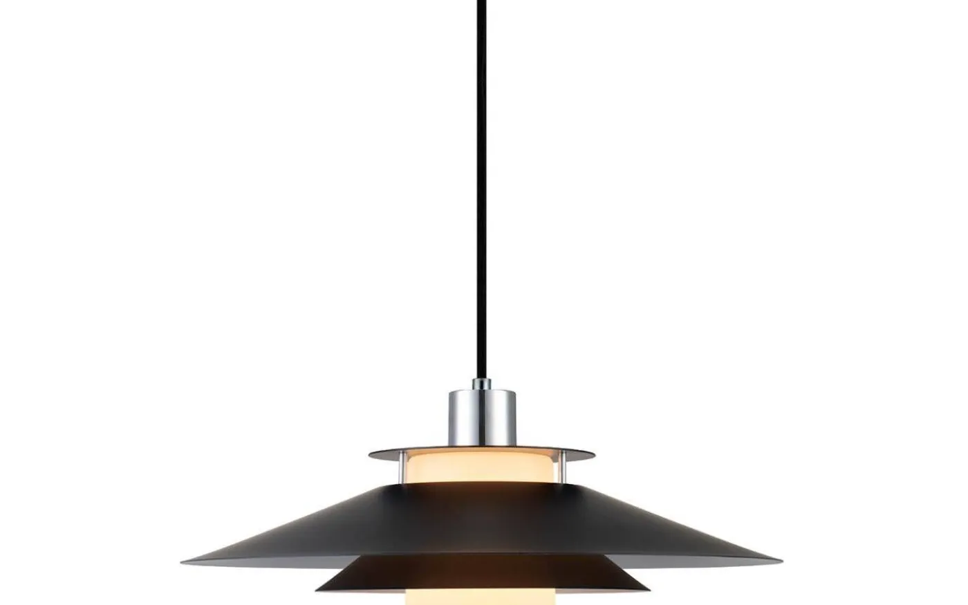 Rivoli Taklampa Ø40 Svart/Krom