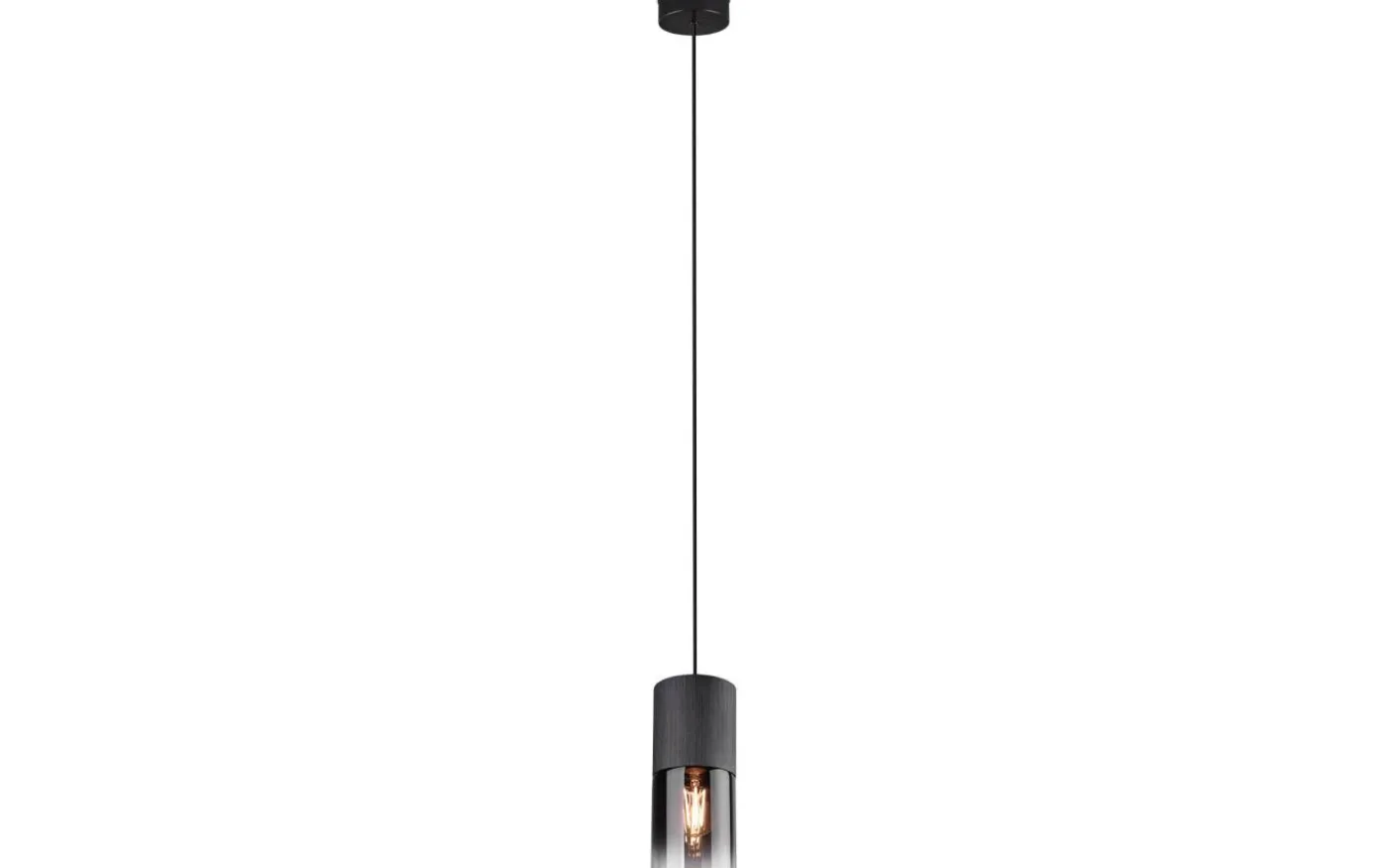 Robin Fönsterlampa 10cm E27 matt svart/rökfärgad