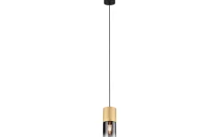 Robin Fönsterlampa 10cm E27 matt mässing/rökfärgad
