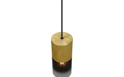 Robin Fönsterlampa 10cm E27 matt mässing/rökfärgad