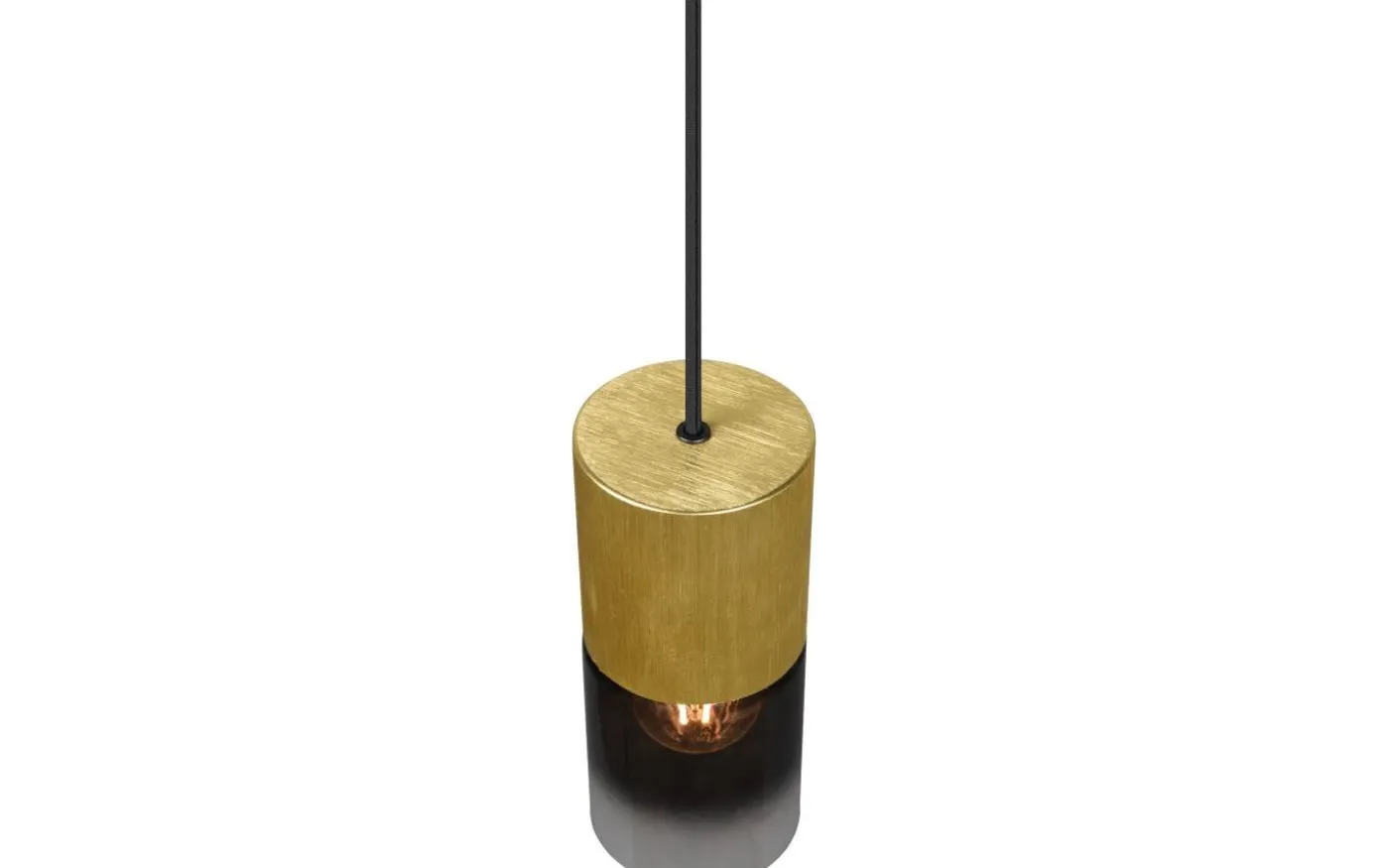 Robin Fönsterlampa 10cm E27 matt mässing/rökfärgad