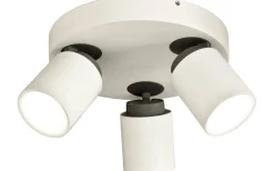 Rollo Takspotlight 21cm 3L Matt Vit/Grå