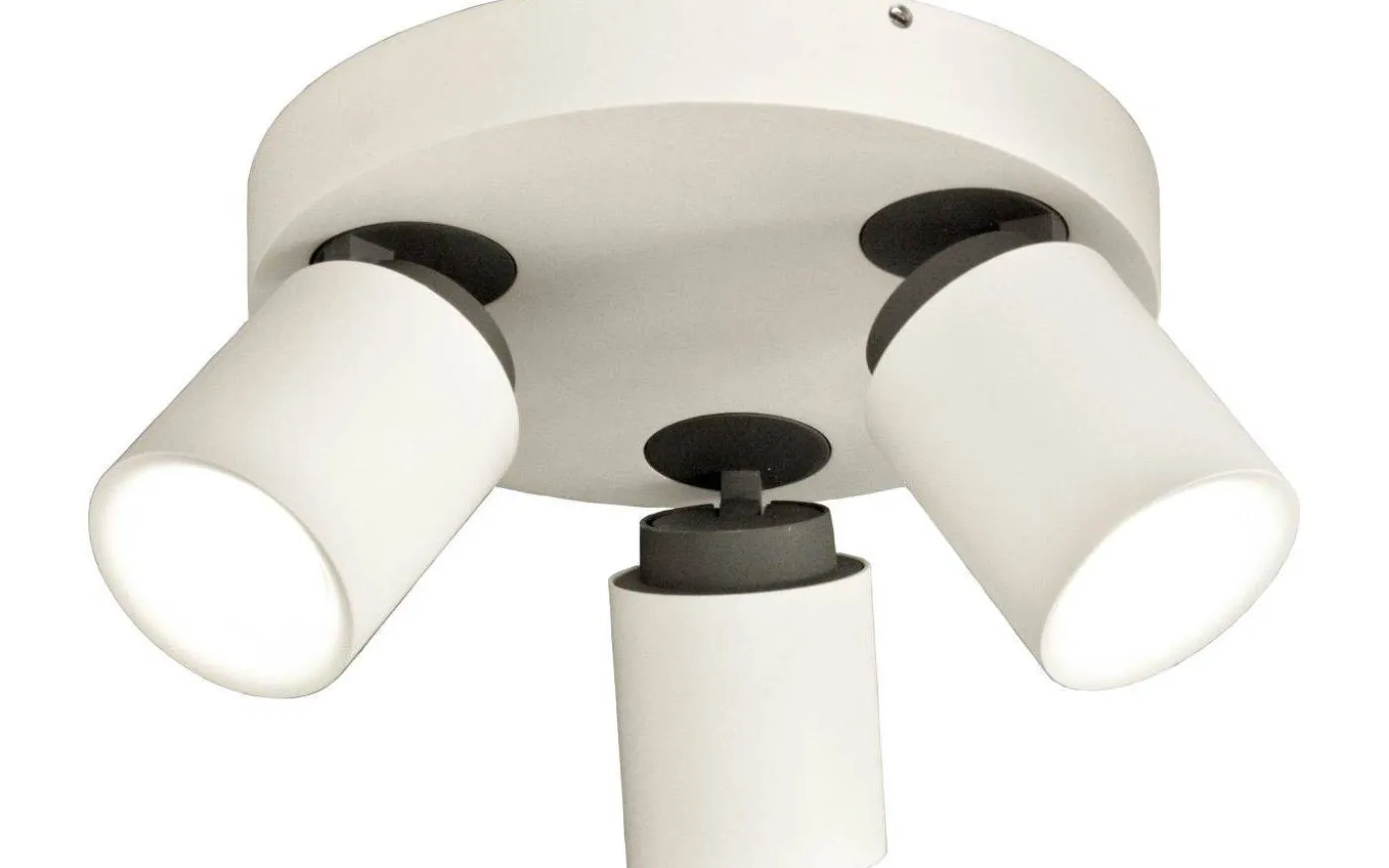 Rollo Takspotlight 21cm 3L Matt Vit/Grå