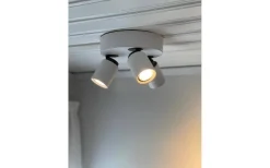 Rollo Takspotlight 21cm 3L Matt Vit/Grå