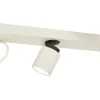 Rollo Takspotlight 54cm 3L Matt Vit/Grå