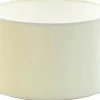 Roma Cylinder Lampskärm Sammet Ø25cm Offwhite