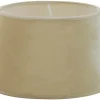 Roma Oval Lampskärm Sammet 40cm Offwhite