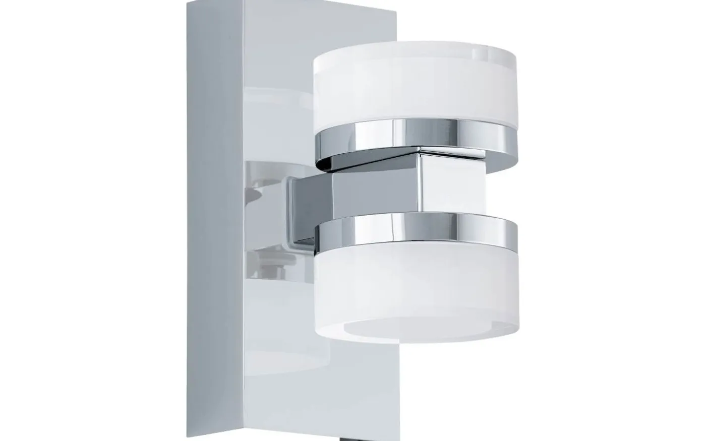 Romendo Up/Down Vägglampa LED 3000K 2x7,2W Krom IP44