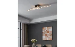 Roncade Plafond 116cm LED 3000K 40W Svart