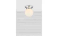 Ronda Plafond 19cm Vit/Krom IP44
