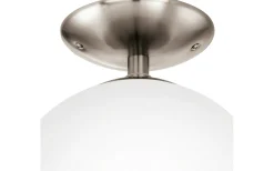 Rondo Plafond 25cm Nickel/Vit