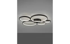 Rondo Plafond LED 5-delad mattsvart