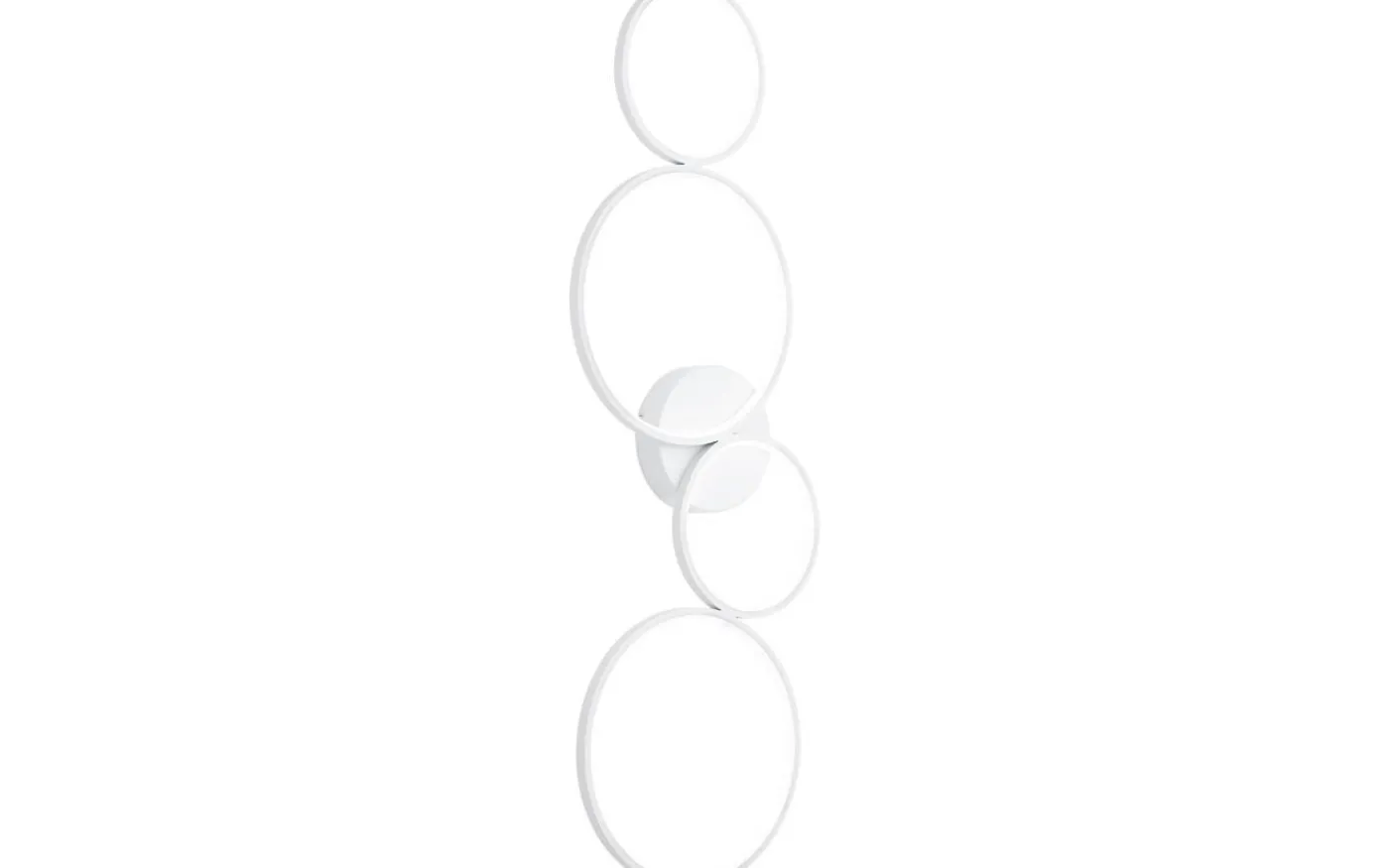 Rondo Plafond LED 4-delad mattvit
