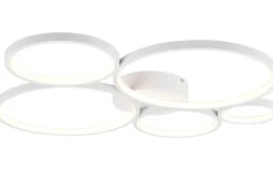 Rondo Plafond LED 5-delad mattvit
