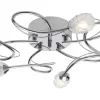 Rose Plafond 5L 53cm Krom/Frost