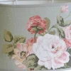 Rosemore Oval Lampskärm 30cm Softgrön Laura Ashley