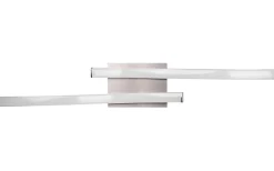 Route Plafond LED 2-delad borstad stål 4000K