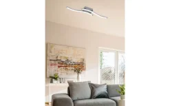 Route Plafond LED 2-delad borstad stål
