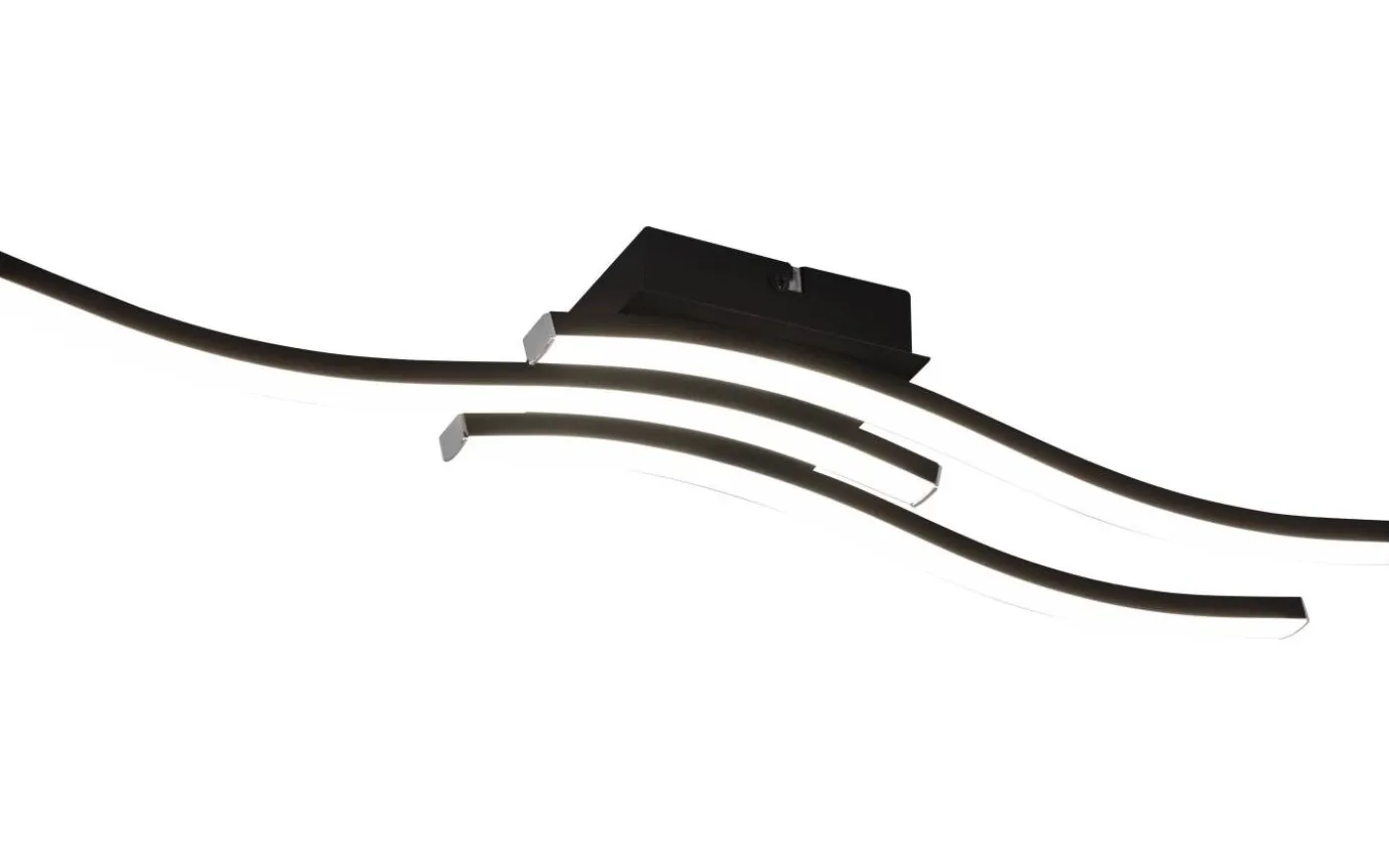 Route Plafond LED 3-delad mattsvart