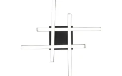 Route Plafond LED 4-delad mattsvart 4000K