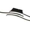 Route Plafond LED 3-delad mattsvart 4000K