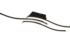 Route Plafond LED 3-delad mattsvart 4000K