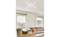 Route Plafond LED 4-delad mattvit