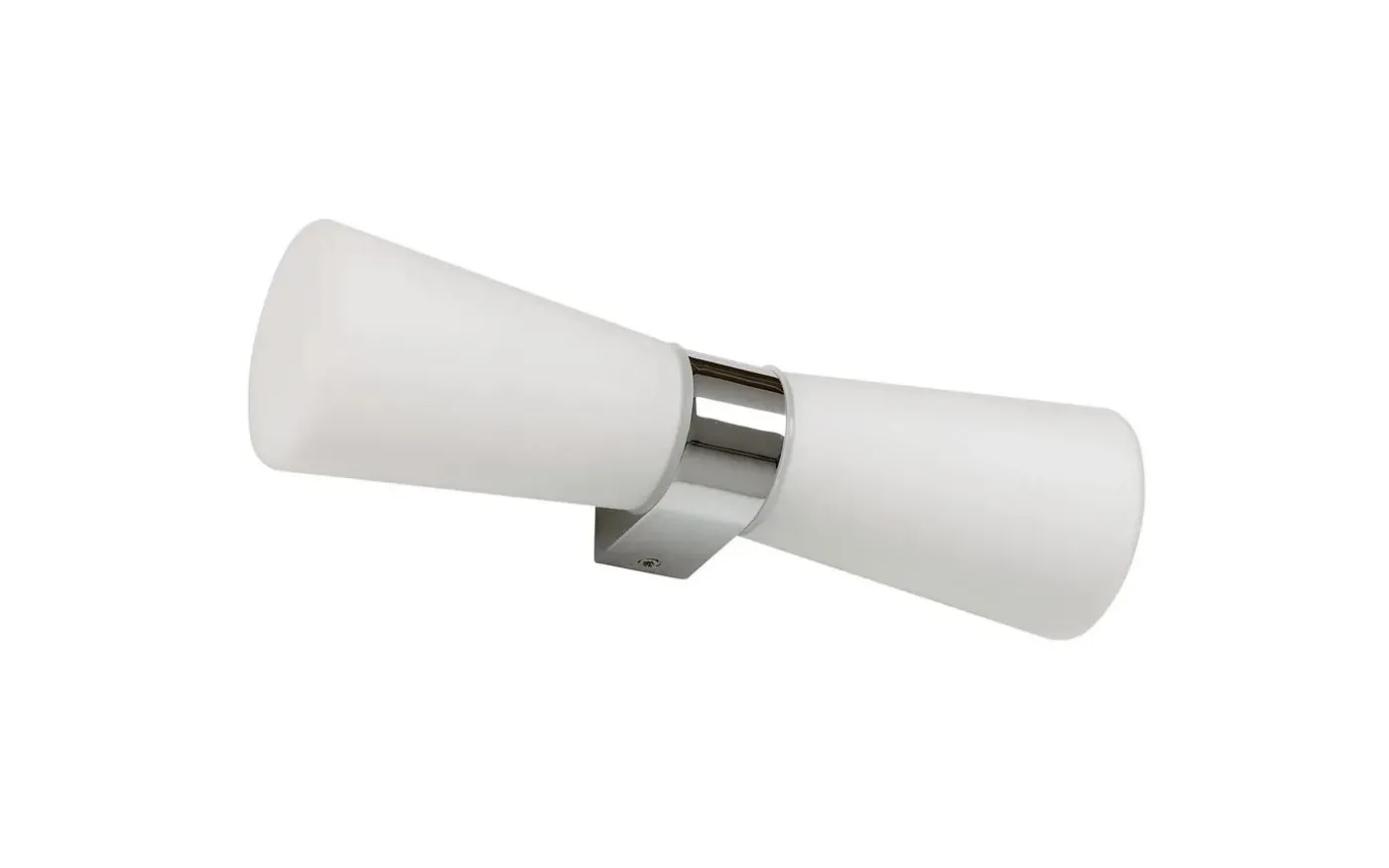 Roxen Vägglampa Krom/Opal IP44