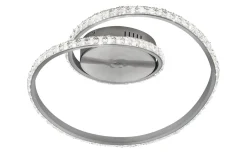 Rubin Plafond LED i borstad aluminium RGB