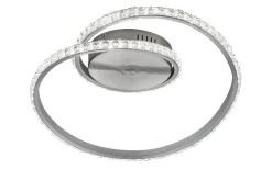 Rubin Plafond LED i borstad aluminium RGB
