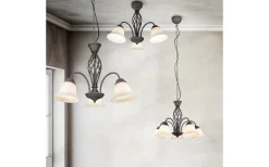 Rustica Plafond 3-delad E27 rustik