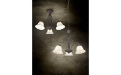 Rustica Takkrona 55cm 3-delad E27 rustik