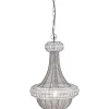 Saba Taklampa 42cm Silver