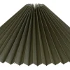 Sabina Plisserad Lampskärm Ø40cm Olivgrön