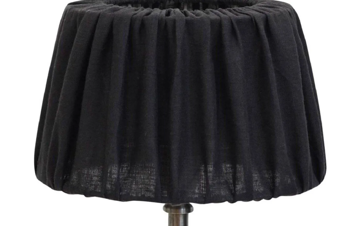 Sabina Plisserad Lampskärm Ø44cm Svart