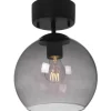 Salle Plafond 23cm Svart/Rök