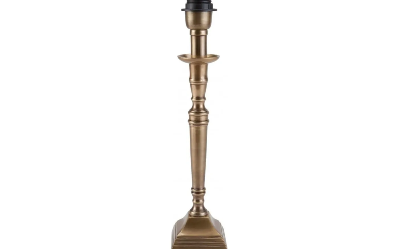 Salong Lampfot 53cm Antikmässing