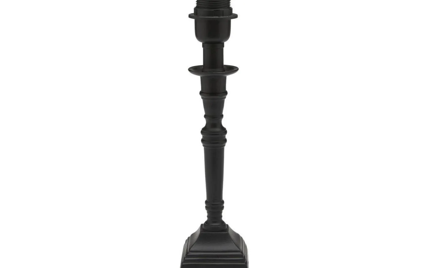 Salong Lampfot 33cm Matt Svart