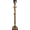 Salong Lampfot Metall 42cm Antikmässing
