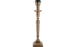 Salong Lampfot Metall 42cm Antikmässing