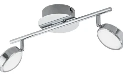 Salto Takspotlight 36cm LED 3000K 2x5,4W Krom
