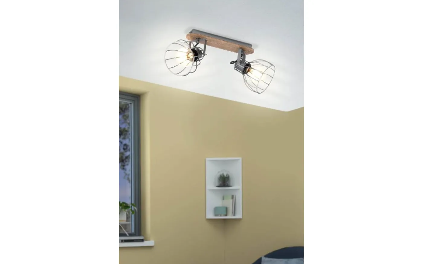 Sambatello Takspotlight 34cm Brun