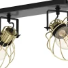 Sambatello Takspotlight 48cm Svart/Guld