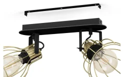Sambatello Takspotlight 48cm Svart/Guld