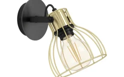 Sambatello Vägglampa Guldfärgad