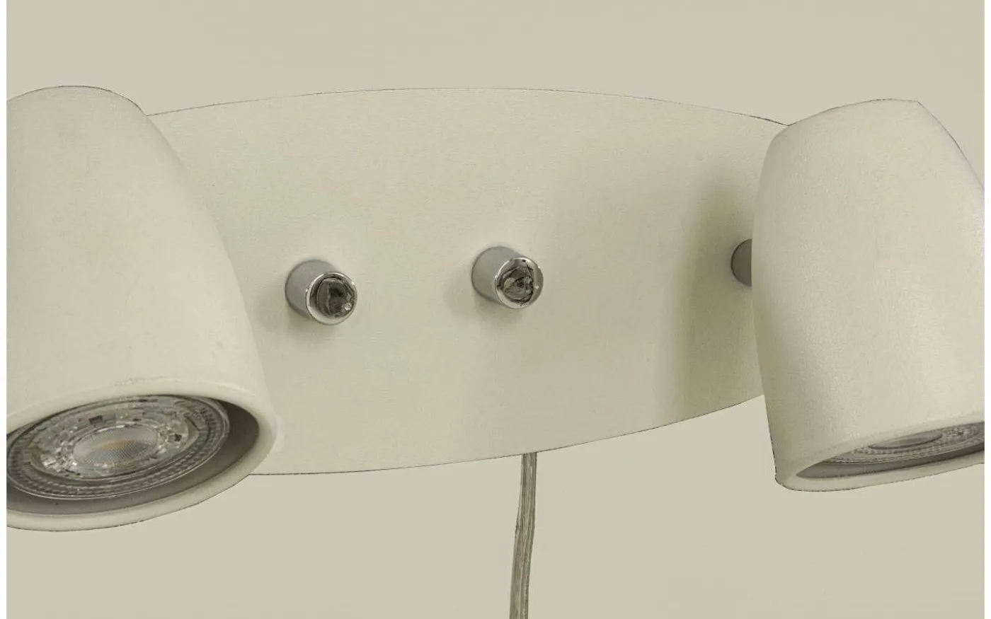Sandnes Vägglampa Dubbel 32cm Vit